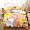 Постельное белье Himouto Umaru Chan 3 предмета Милый Чиби Умару Печать с персонажем аниме Пододеяльник Все размеры Настраиваемый для спальни
