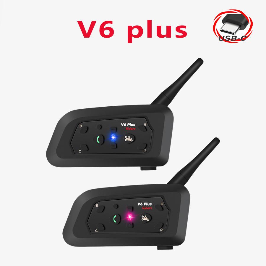 Neutral V6Plus Bluetooth Motorcycle Helmet Earphones - Noise-Cancelling, Waterproof, and Ideal for Cycling and Intercom Use.