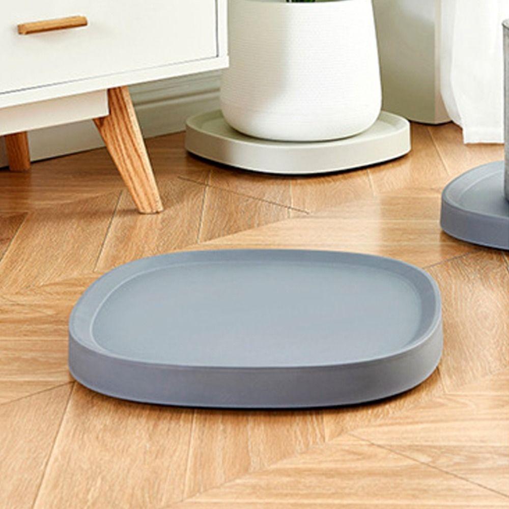 Heavy Duty Flower Pot Mobile Tray Square Rolling Plant Tray Universal Wheel Mobile Base Indoor