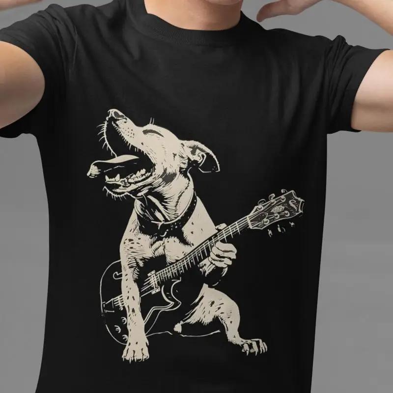 Rock Dog Guitar T Shirt Funny Musician Pet Roll Lover 28