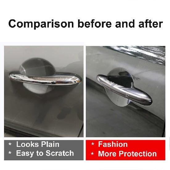 For MINI Cooper S JCW F55(5-Door) F60 Countryman Exterior The Black Flag Door Handle Cover Decoration Car Styling Accessories