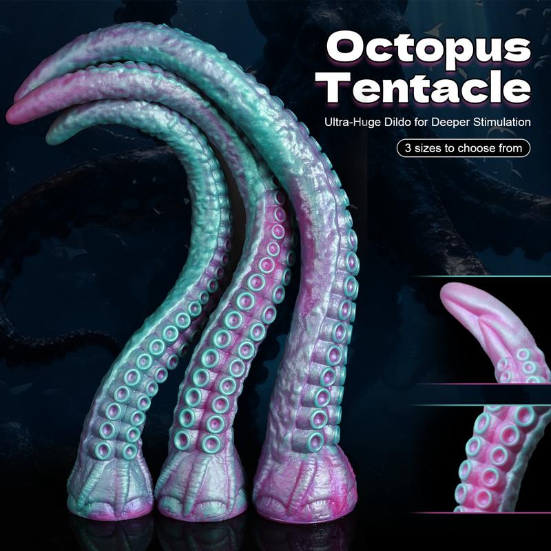 Fantasy Tentacle Dildo Monster Shape Soft Silicone Anal Plug Prostate Massager Huge Dildos Penis Adult Erotic Sex Toys for Women