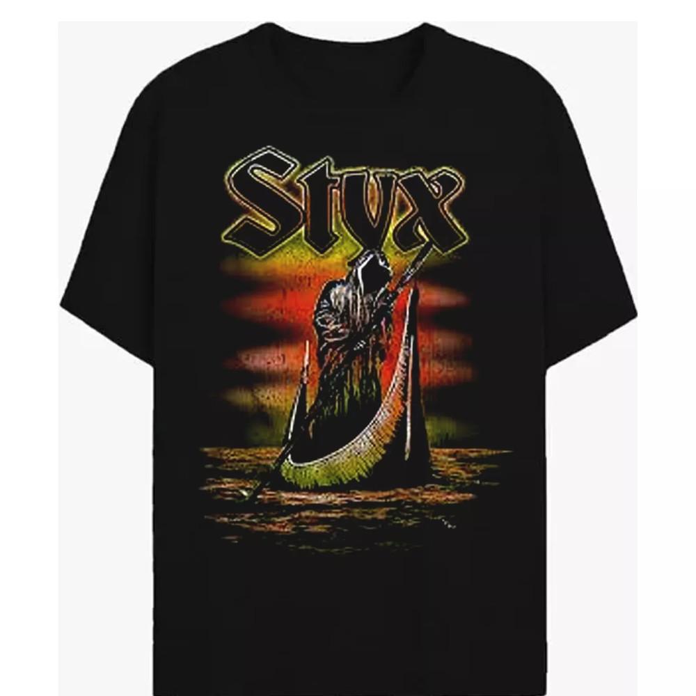 Редкая футболка с концерта тура Styx для мужчин, все размеры, унисекс