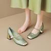 French Mary Jane Shoes One Strap Temperament New Chinese National Style Small High Heeled Single Shoes