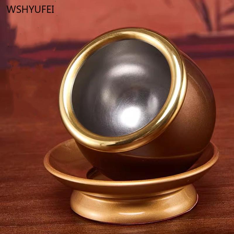 Металлическая чаша для подачи воды. Передняя чаша для воды Будды. Внутренний запас Бога Богатства. Чаши для вина. Чаша для очистки воды.