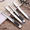 1pcs Stainless Steel Retractable Utility Knife Portable 9mm Snap Off Blades Hobby Knife Box Cutter Perfect For Cutting At Home