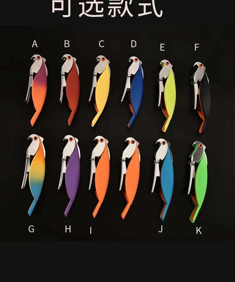 Открывалка для бутылок Parrot, штопор, пробки для вина, открывалка, нож с индивидуальным именем, карманные ножи, съемник, пинцет, оптовая продажа, прямые поставки