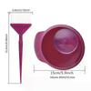 25-26 2PCS/Set Professional Hair Dye Color Brush Bowl Set Dye Mixer Hair Tint Dying Coloring Mixing Bowls Hairdressing Styling Tools