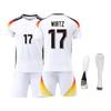 2425England Away Jerseys Sports Team Uniform Set Football Training Suit Set