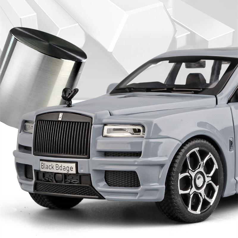 1/32 Rolls Royce Cullinan SUV сплав роскошная модель автомобиля литая металлическая игрушечная машинка транспортные средства модель имитация звук и свет детский подарок