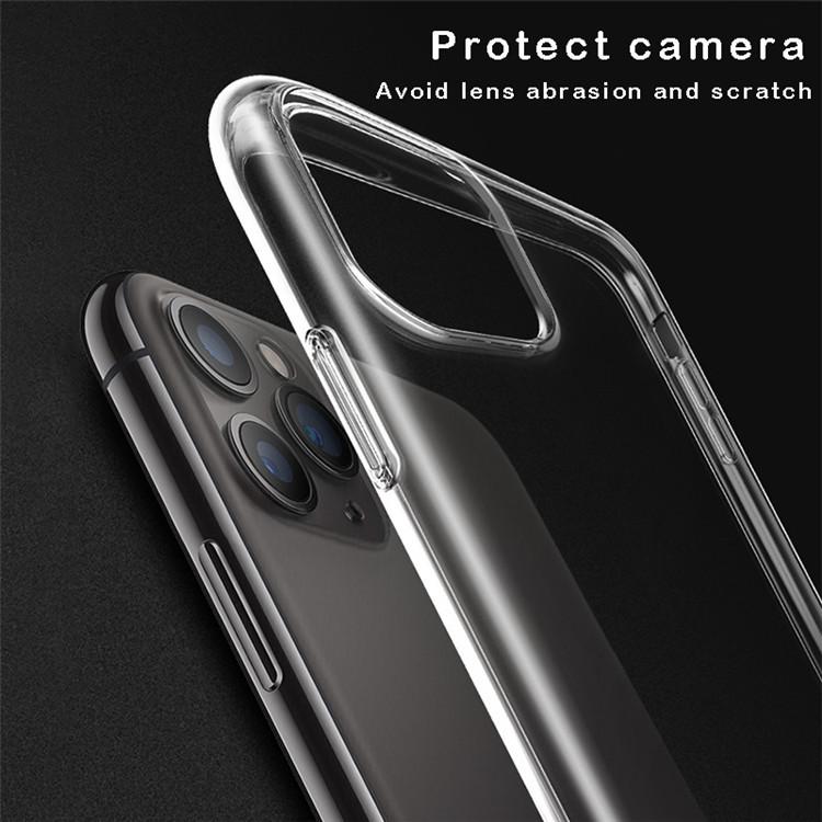 Ультратонкий прозрачный чехол для iPhone 11 12 13 mini 14 15 16 Plus 17 Pro Max 16e 17e 7 8 SE X XR XS Max Силиконовый чехол-обложка