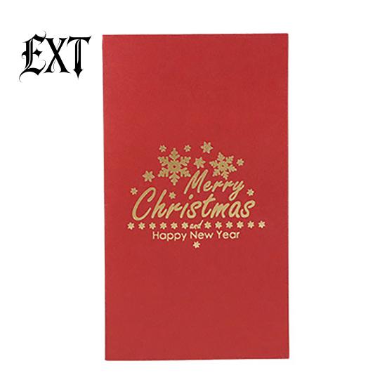 Premium Quality Decorative Paper Card 3D Christmas Tree Greeting Card, Glitter Pop Up Cards Winter Holiday for New Year Xmas Party Favors Exquisite