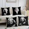 Подушка Angel Singer M-Marilyns Короткий плюш с принтом Наволочка Квадратные наволочки для диванных подушек Домашний декор для дивана