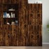 VidaXL Highboard Smoked Oak 40x42.5x185 Cm Engineered Wood, Sideboard, Storage Cabinet, Side Panel, Cabinet, 3281403