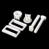 Plastic Bolts Toilet Hinge Screws White 2*Washers 6cm Screw
