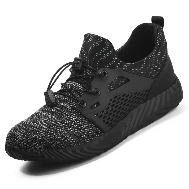 Мода зима осень кроссовки неразрушимые ботинки райдера мужские стальной носок воздушные защитные ботинки дышащая обувь с защитой от проколов