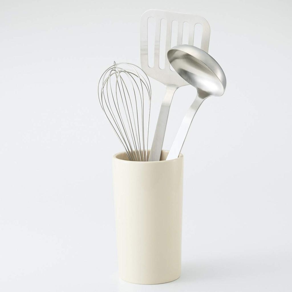 MUJI Stainless Steel Large wide x 30cm 24cm handle Ladle, Approx. 8.5cm long,