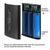 Двойной USB-выход Защита от перезаряда и перегрузки по току Индикатор заряда батареи Беспаечный корпус для повербанка 3x18650