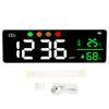 LED Screen Air Quality Monitor Wall Mount Digital Temperature CO2 Concentration Detector DM1306