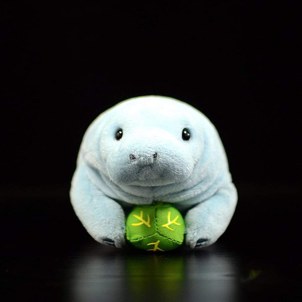 ZHONGXIN MADE Manatee Plush Toy Blue Lifelike Manatee Stuffed Animal Pillow Soft Manatee Animal Plush Toy Gift
