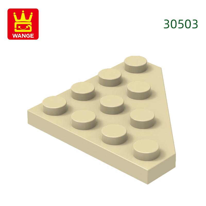 Нетоксичные 65 шт./лот 30503 4x4 Клиновидные строительные блоки Moc Насыпные детали Совместимые с Brick DIY Сборная игрушка для детей Подарочная коробка