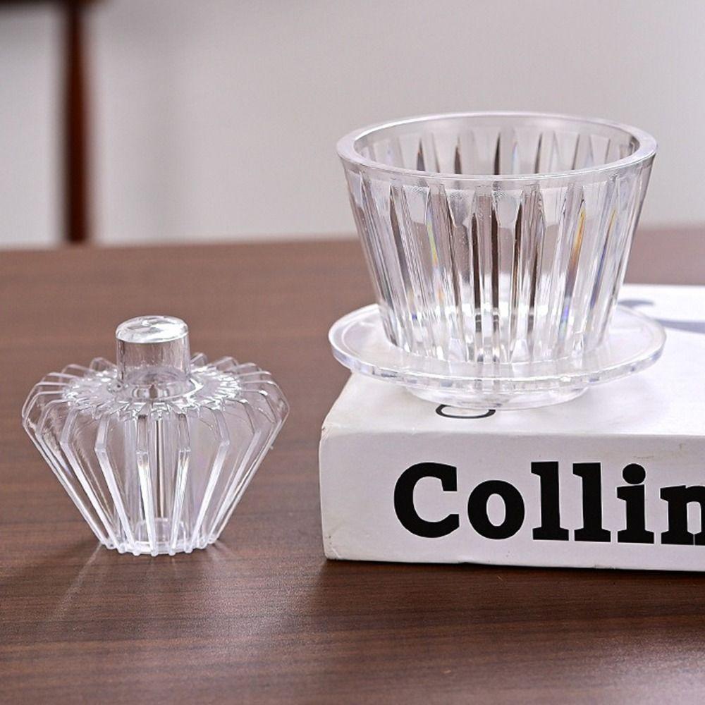 Hand-making Coffee Filter Cup Coffee Filter Paper Acrylic Filter Paper Press Household Coffee Accessories Hand-brewed Coffee