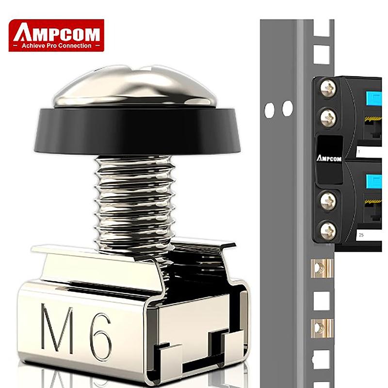 10 шт. M6 X 16 мм гайки-клетки для монтажа в стойку, винты и шайбы для серверного шкафа для монтажа в стойку, полок для серверов для монтажа в стойку, маршрутизаторов