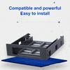 Yousheng 5.25-inch Drive Bay Adapter with USB 3.0 Ports High-Speed Data Transfer Universal Front Panel Hub Card Reader Drive Bay Adapter