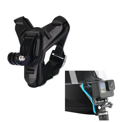 Крепление на подбородок для мотоциклетного шлема для GoPro Hero 12 11 10 9 8 7 6 Держатель для экшн-камеры для занятий спортом Мотоциклетная подставка Аксессуар для GOPRO