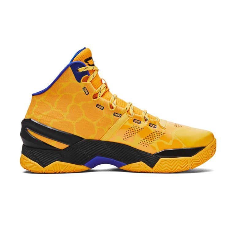 Under Armour Кроссовки унисекс Curry 2 Retro Double Bang Желтый Steeltown-Gold Taxi 3026281-700