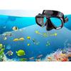 Dry Snorkel Set Diving Mask Professional Scuba Swimming Goggles Anti-Leak Anti-Fog Wide View Lenses Adults