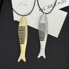 Korean Style Exquisite Fish Pendant Necklace - Versatile, High-End Fashion Sweater Chain