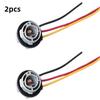 2pcs 1157 12V 180 Degrees Light Harness  Connector for Turn Signal Lamp / Time Running Lamps / Backup Lights