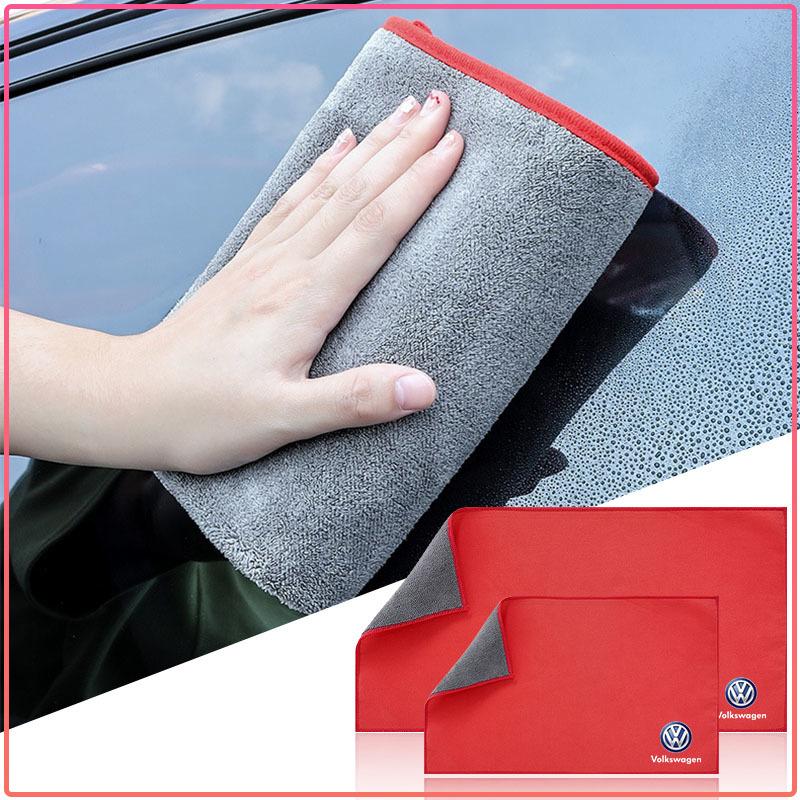 1Pcs Car Interior Wash Towel Microfiber Cleaning Rag Cloth For Volkswagen Jetta MK5 MK6 Golf-4 5 6 7 Passat 3B7 601 171 B5 B6 B7 T4 T5