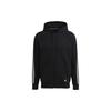 Long Sleeve Zip-Up Hooded Jacket Men Outerwear Black GM6450