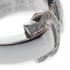 Cartier B4071047 #7(JP Size) Ring K18 White Gold/diamond Women