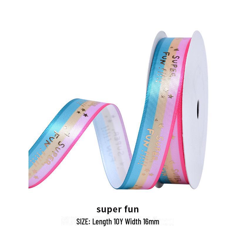 Лента для печати серии YAMA Rainbow для упаковки подарков ко Дню защиты детей