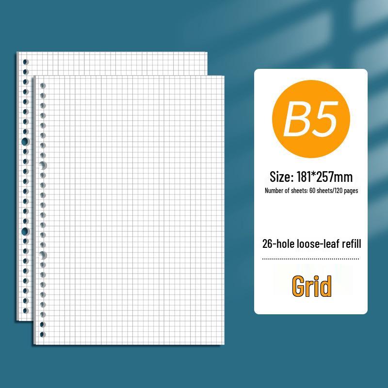 Блокнот на кольцах формата B5, A5, A4 со сменными обложками в линейку/клетку