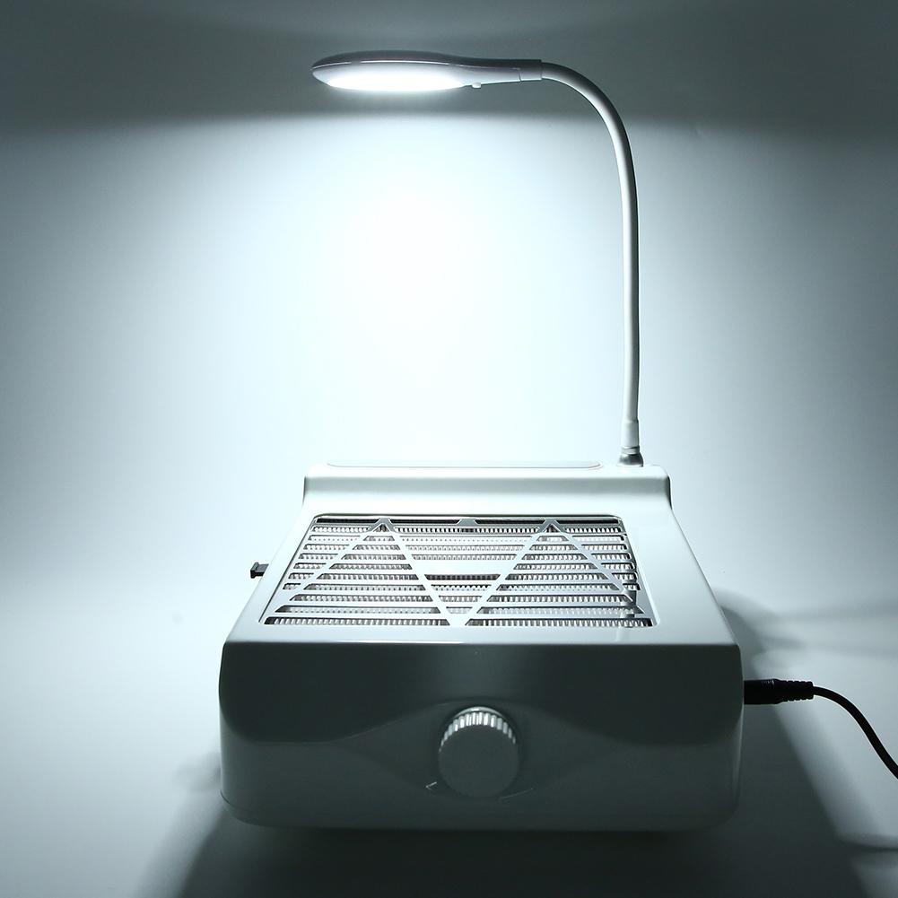 60 Вт Пылесос для ногтей Пылесос для ногтей Пылесос для ногтей Лампа для ногтей Подушка для рук для домашнего маникюрного салона EU Plug