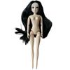 BJD Doll 30cm Movable Jointe Dolls 3D Eyes Bjd Plastic Doll for Girls Toys Long Wig Female Nude Body Fashion Christmas Gift