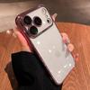 Роскошный прозрачный чехол для телефона с блестками для iPhone 17 16 15 14 13 Pro Max 17Pro Air Pating Бампер Защита камеры Прозрачная задняя крышка