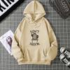 Hooded sweatshirt for women, loose oversized, autumn and winter 6826