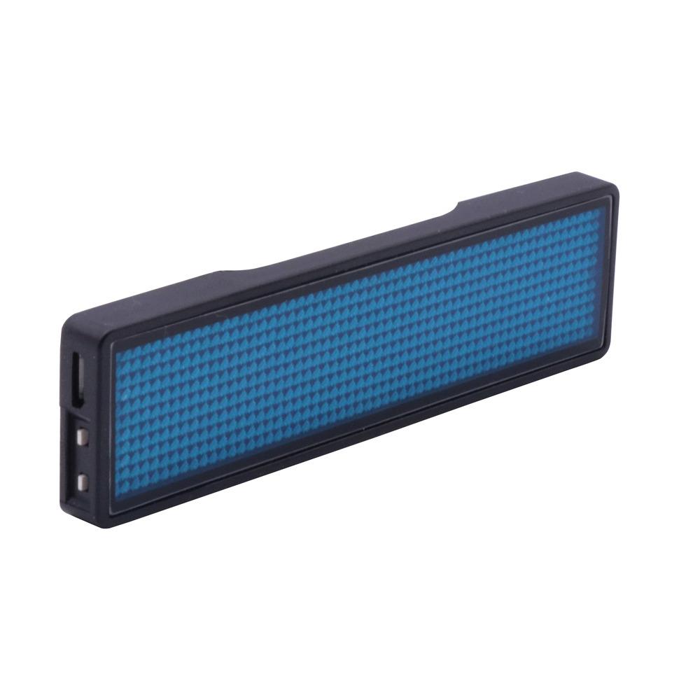 Доска объявлений с прокруткой Многоязычный цифровой светодиодный значок Светодиодный дисплей Светодиодная именной бирка Светодиодный значок имени