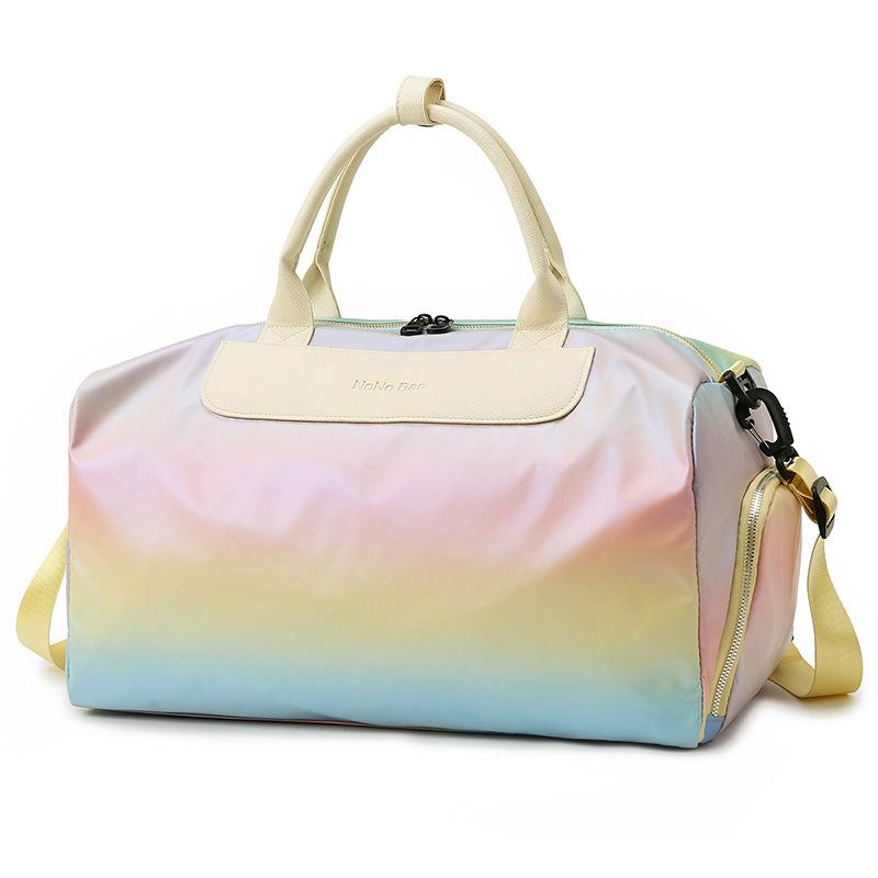 Gradient Fitness Bag Dry and Wet Separation Yoga Bag Large Capacity Travel Bag Separation Shoes Bags