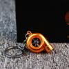 Electric Mini Turbo Turbocharger Keychain Spinning Turbine Key Chain Pendants