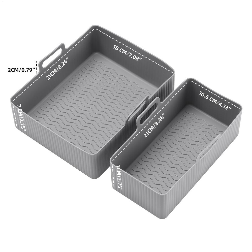 Силиконовый противень для аэрофритюрницы Корзина для выпечки Пицца Жареная курица Силиконовая корзина для аэрофритюрницы Многоразовые подставки для сковороды аэрофритюрницы Аксессуары