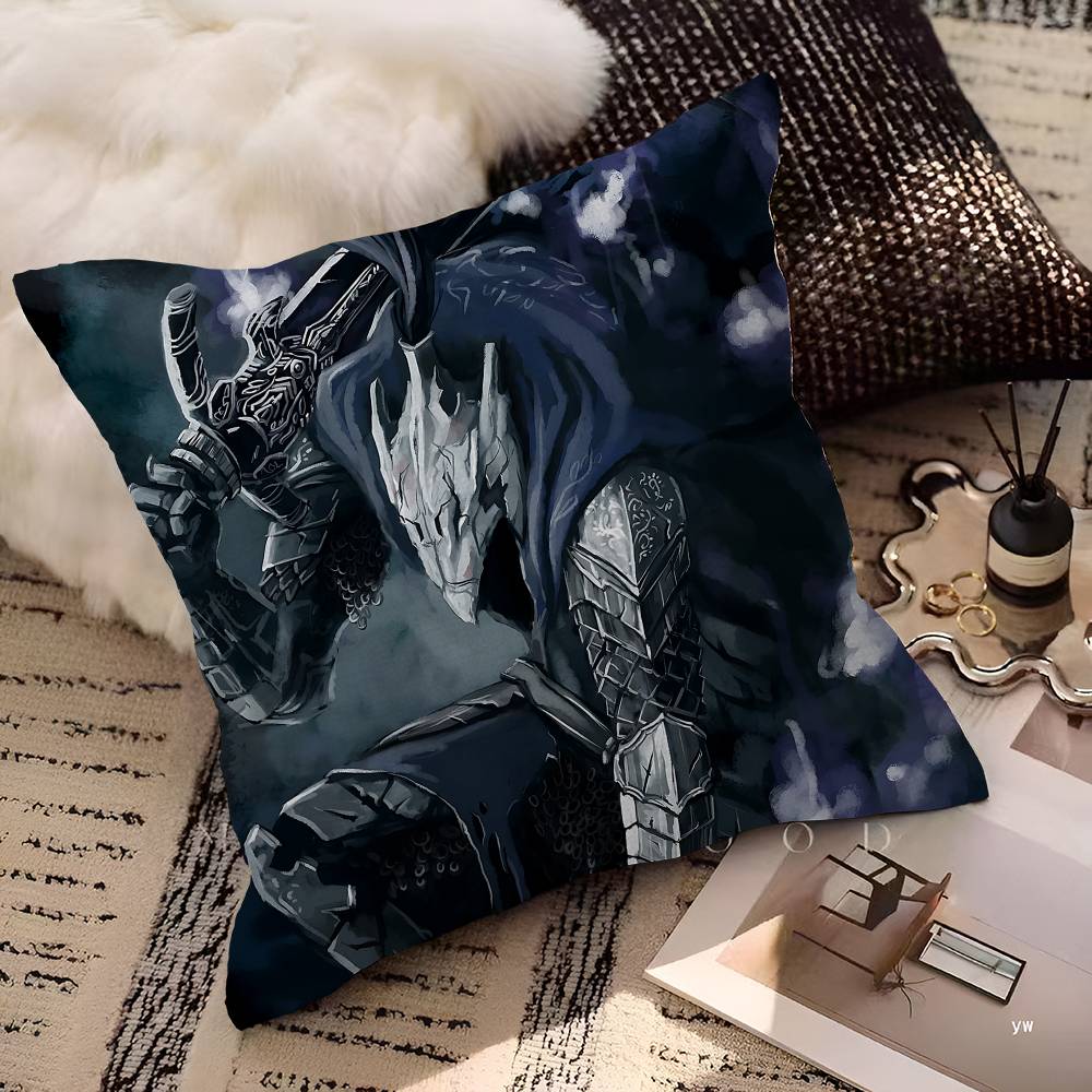 DARK SOULS Игровые Подушки Чехлы Мультяшные Декоративные для Дивана Дома Двусторонние Короткий Плюш Милый Чехол на Подушку