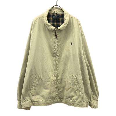 Поло от Ralph Lauren 90-х годов, вышивка старого логотипа, свинговая куртка 4X большого размера, мужская, б/у