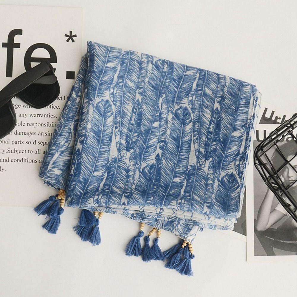 Style Ethnic Style Female Wraps Cotton Linen Scarf Korean Style Scarves Bohemian Style Shawl