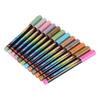 12 Colors Acrylic Paint Pens 0.7mm Fine Tip for Wood Glass Stone Metal
